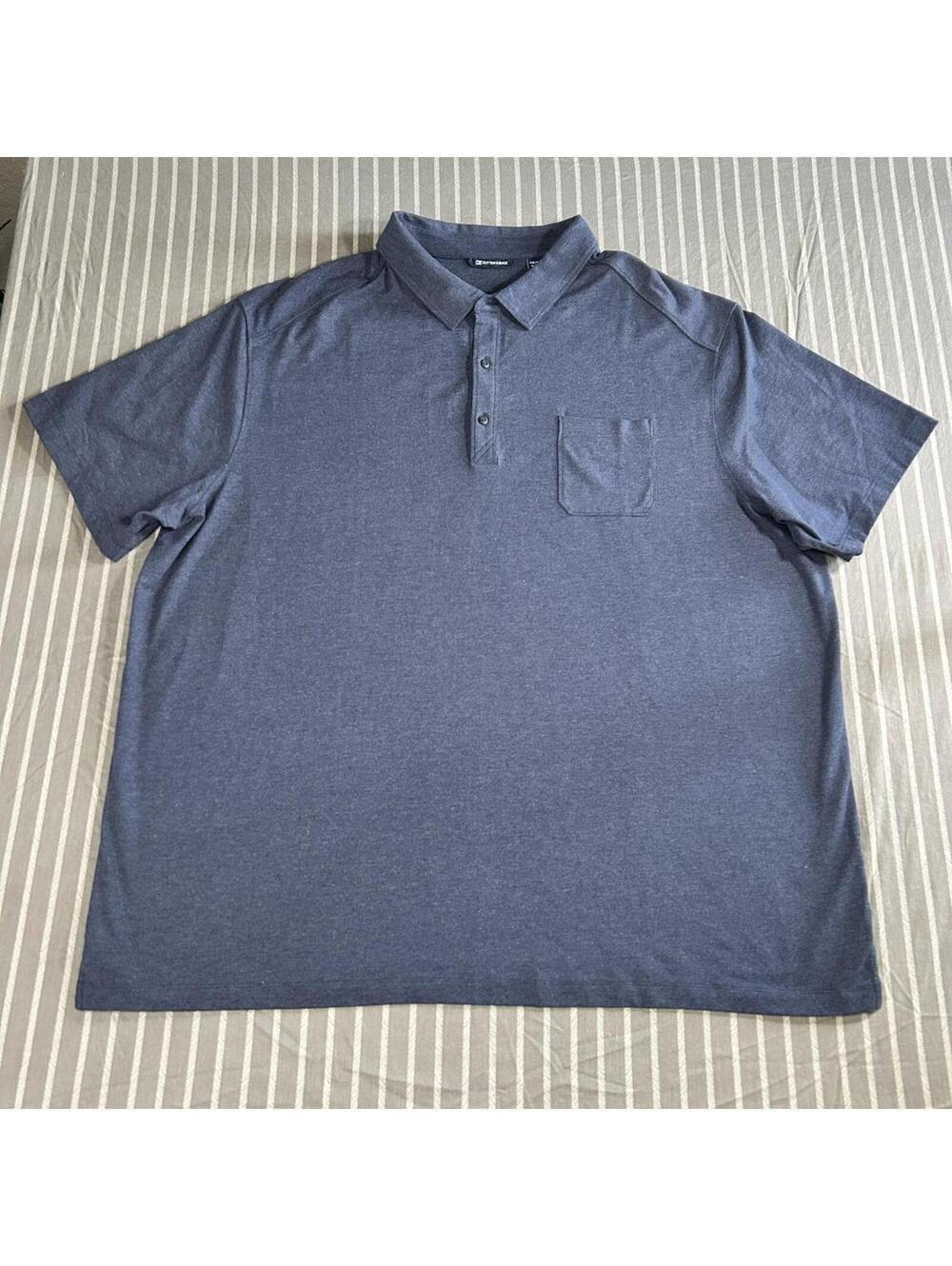 Cutter & Buck Polo Shirt Navy Blue Men's 4XB
